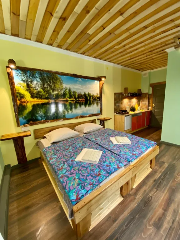 Апартаменты студио для 3 гостей на озере Дривяты в Браславе