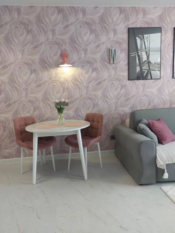 Новая, стильная 2-евро квартира на 22-м этаже с видом на город