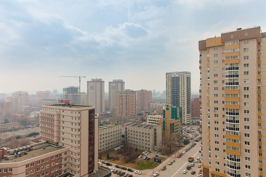 Квартира Уютная квартира в центре с шикарным видом с 19 этажа — Новосибирск