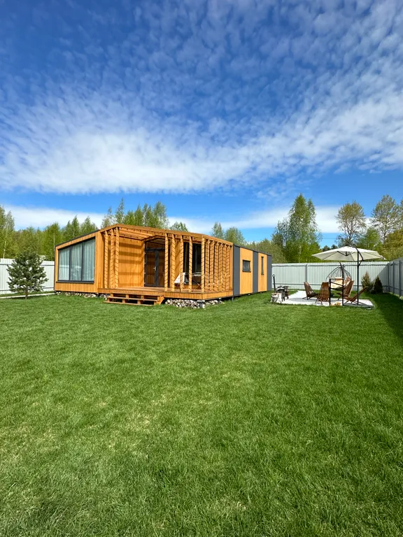 Коттедж Дом с террасой на берегу реки — Логиново