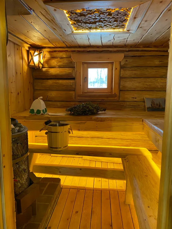 Коттедж ЭМАНСИС Сямозеро, 1-я линия: дом у озера + баня и купель, рыбалка — аренда посуточно в Сямозеро