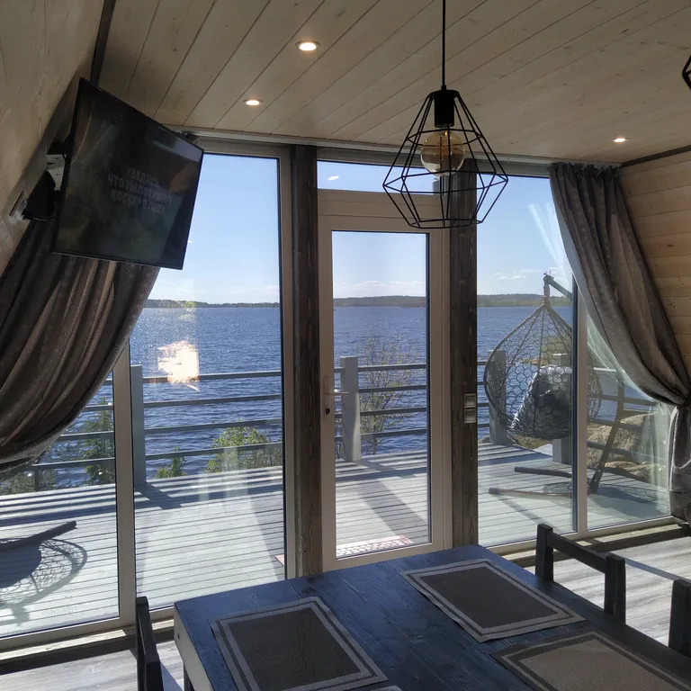 А фрейм на берегу Ладоги Dream house in Karelia