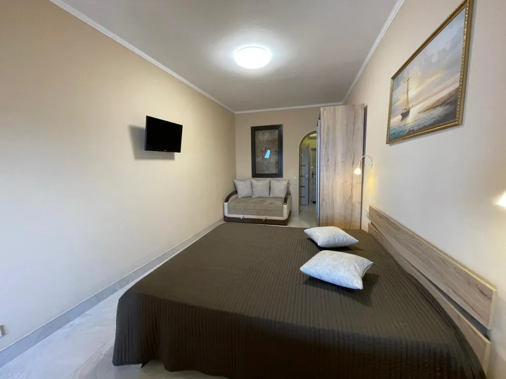 Студия с видом на море на первой береговой линии