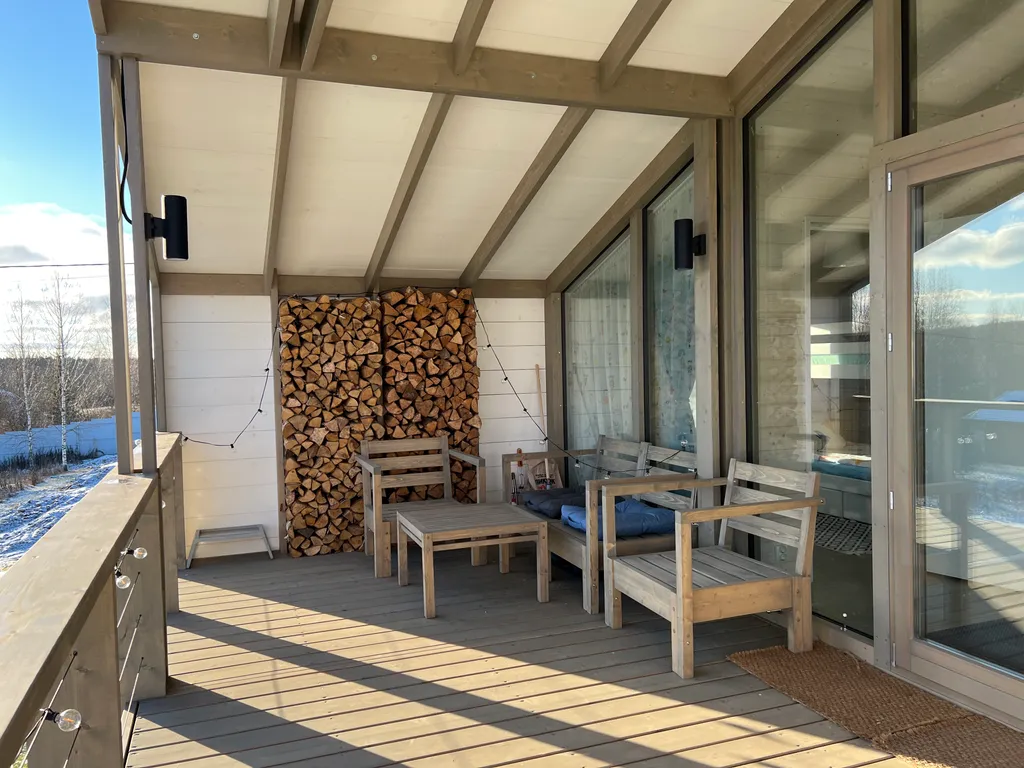 Новый дом с шикарным видом на Новой Риге