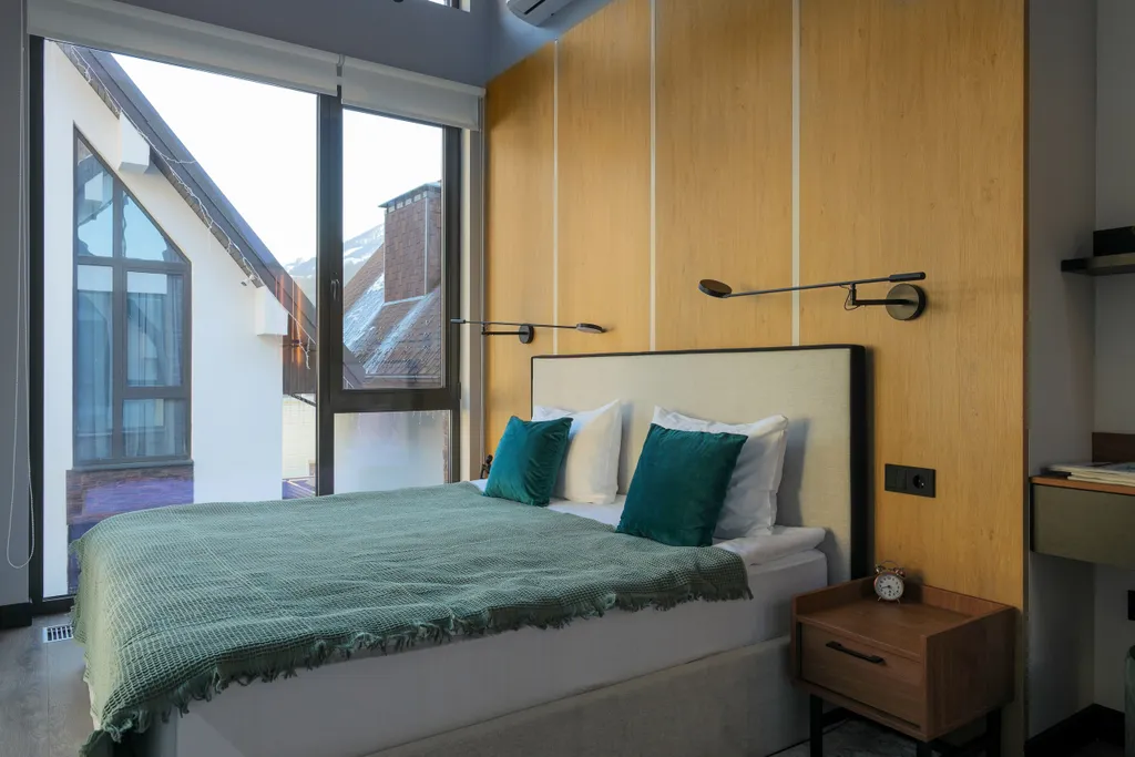 Коттедж c 2 спальнями, террасой, мангальной зоной и парковкой