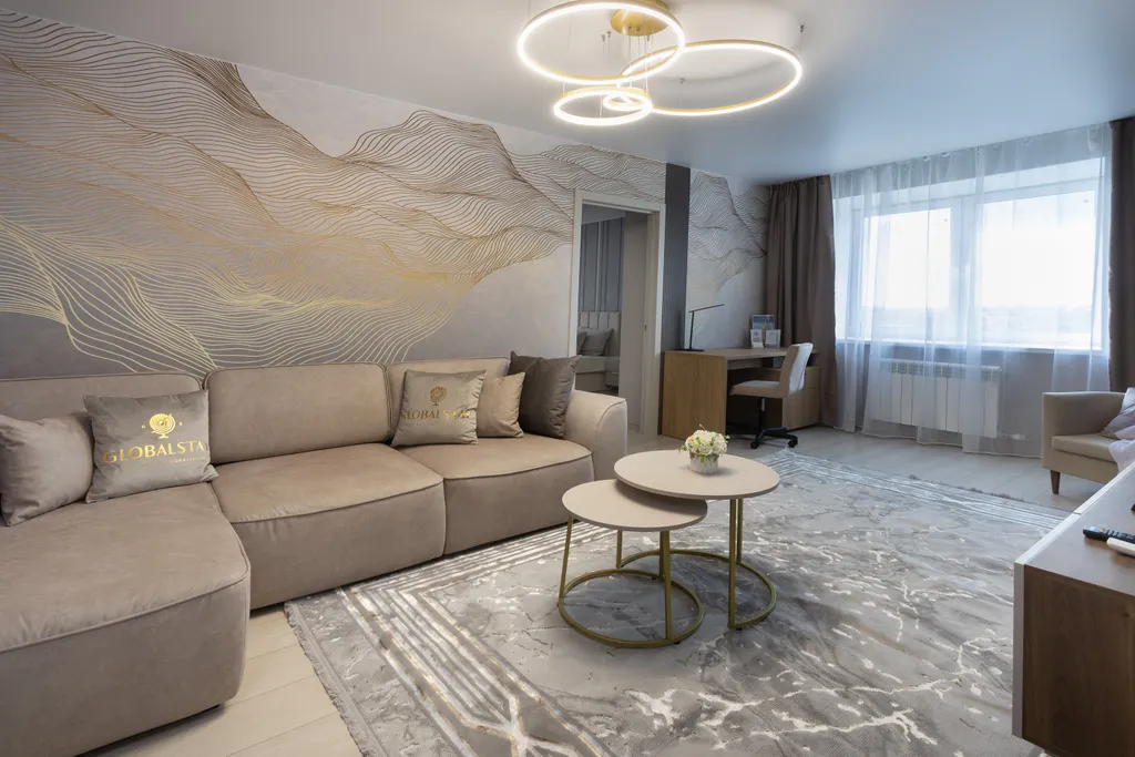 Дизайнерская трёххкомнатная квартира с панорамным видом Смоленска — аренда посуточно в Смоленск