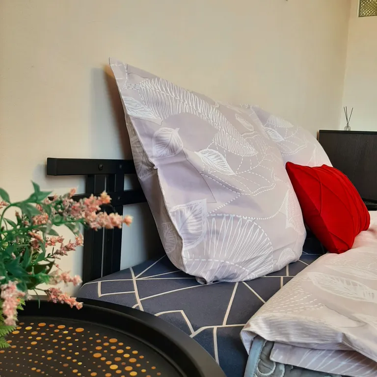 Просторная евротрешка с видом на Ангару и город