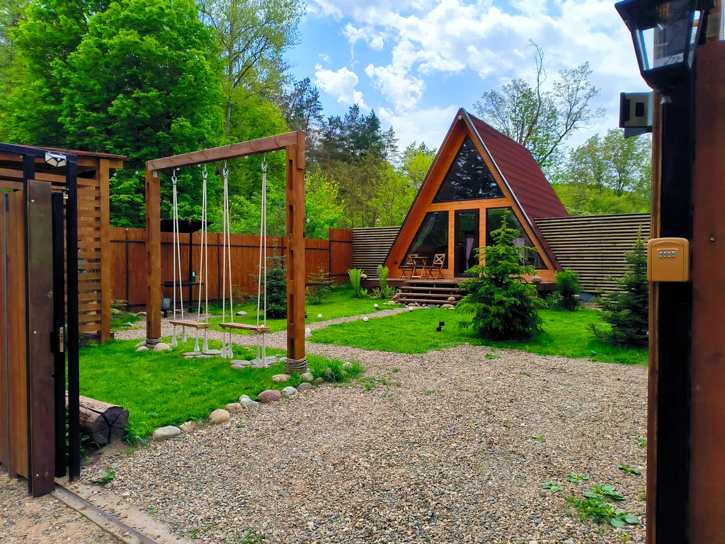 Шале в стиле Афрейм с индивидуальной территорией