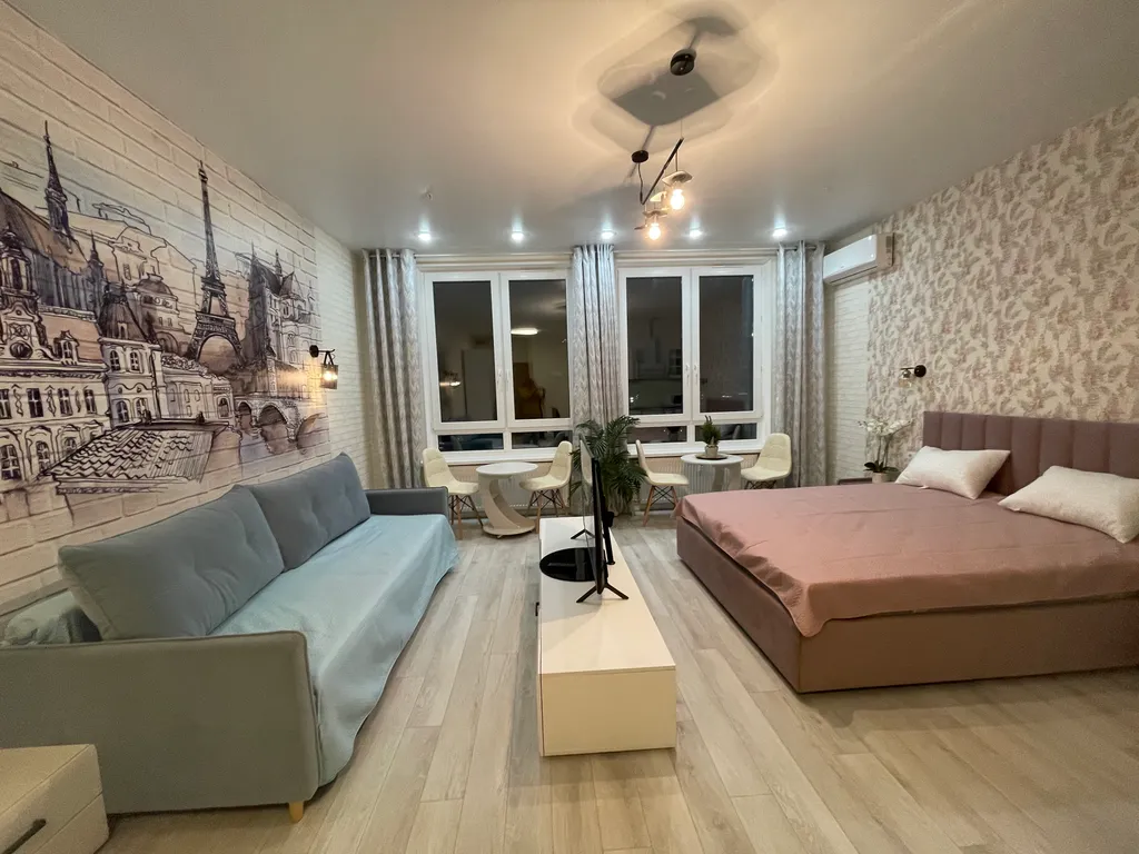 Уютные апартаменты в центре Нижнего Новгорода с видом на стрелку