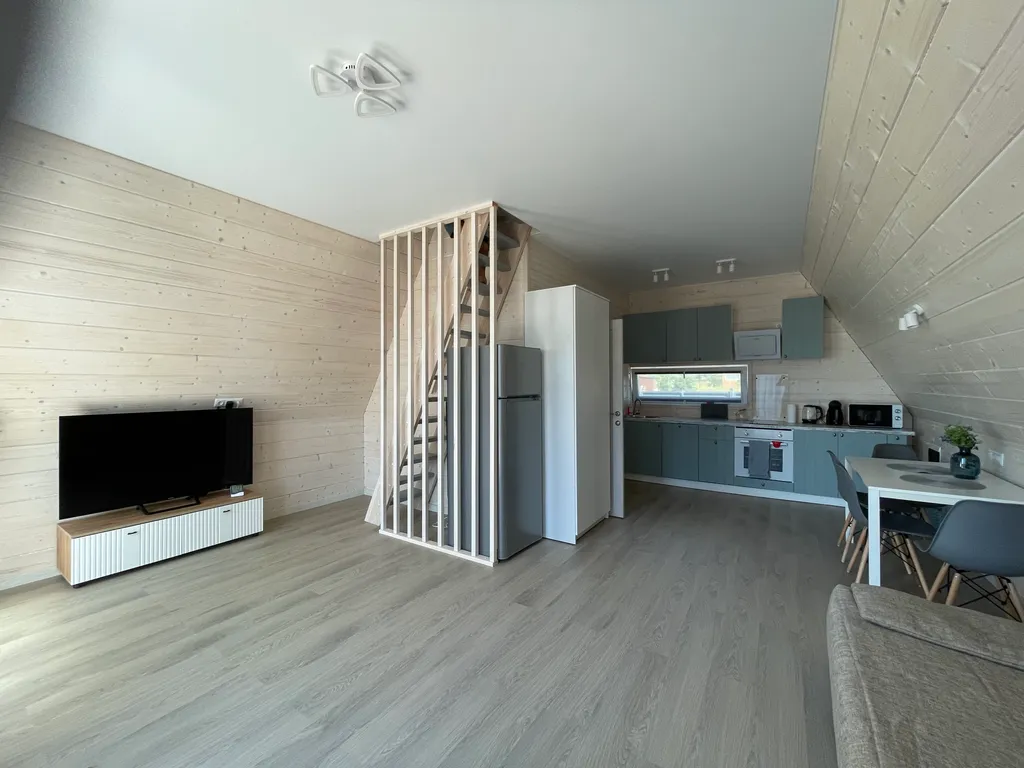 Коттедж Уютные дома аттик А-фрейм у Снетковского озера — Ларионово