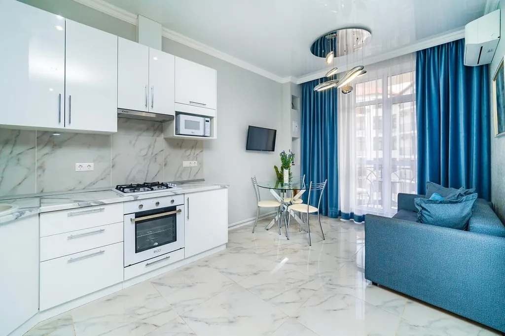 Квартира Квартира класса Люкс 55кв.м. на 6 спальных мест на 5 эт с балконом! — Геленджик