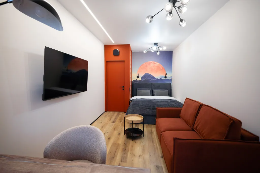 Квартира Квартира Просторное и уютное жилое пространство выполнено в современном стиле — Санкт-Петербург