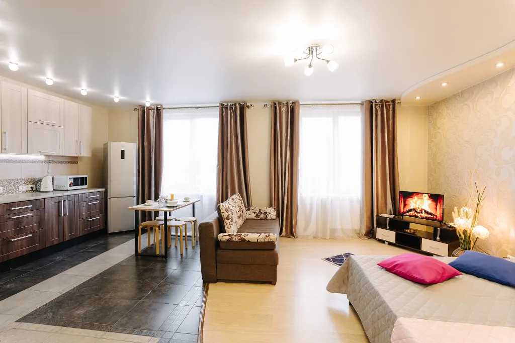 Просторные апартаменты с видом на речку