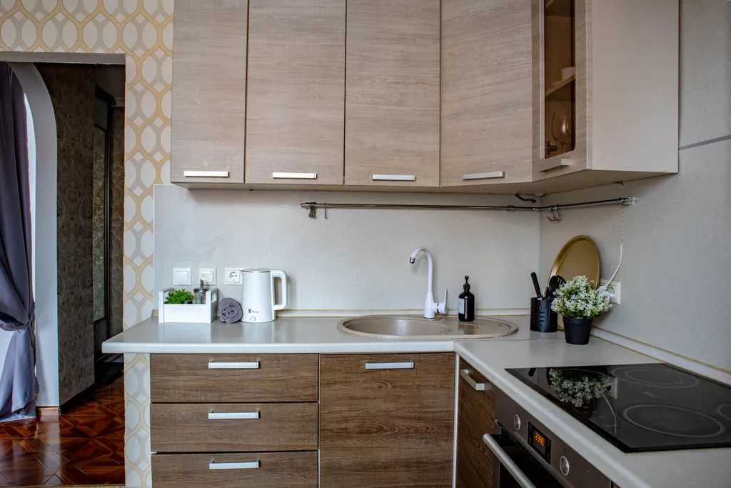 Квартира с красивым зеркалом