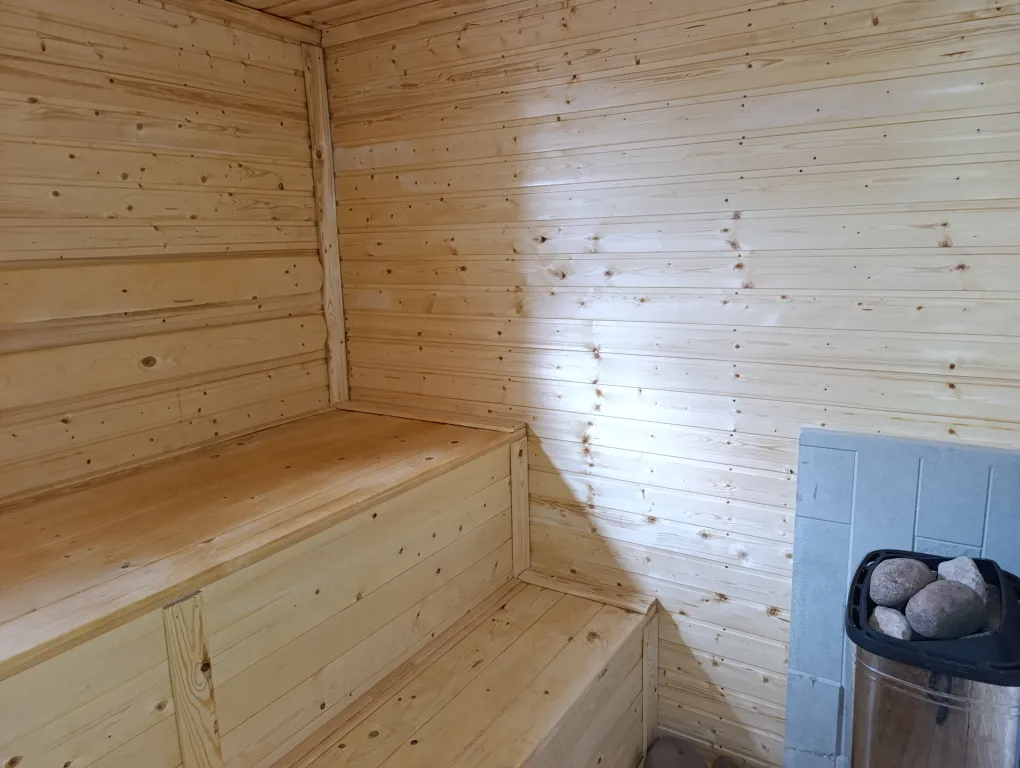 Видовой дом из бруса с сауной