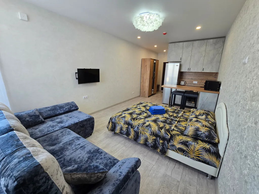 Квартира Уютная студия в элитном доме рядом с парком Ангелов — аренда посуточно в Кемерово