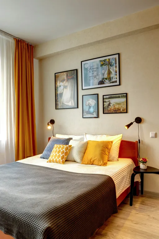 Уютные апартаменты на высоком этаже