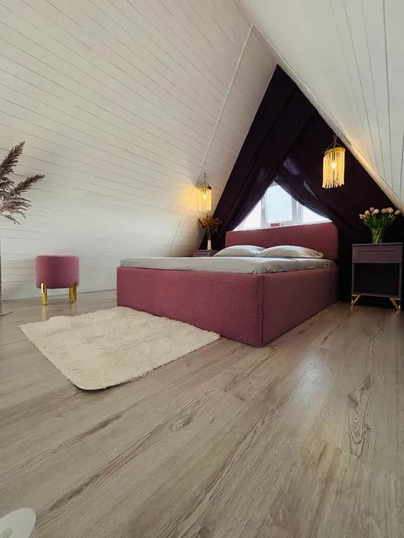 Коттедж Уютный A-frame «Облака» с видом на горы — Гостагаевская