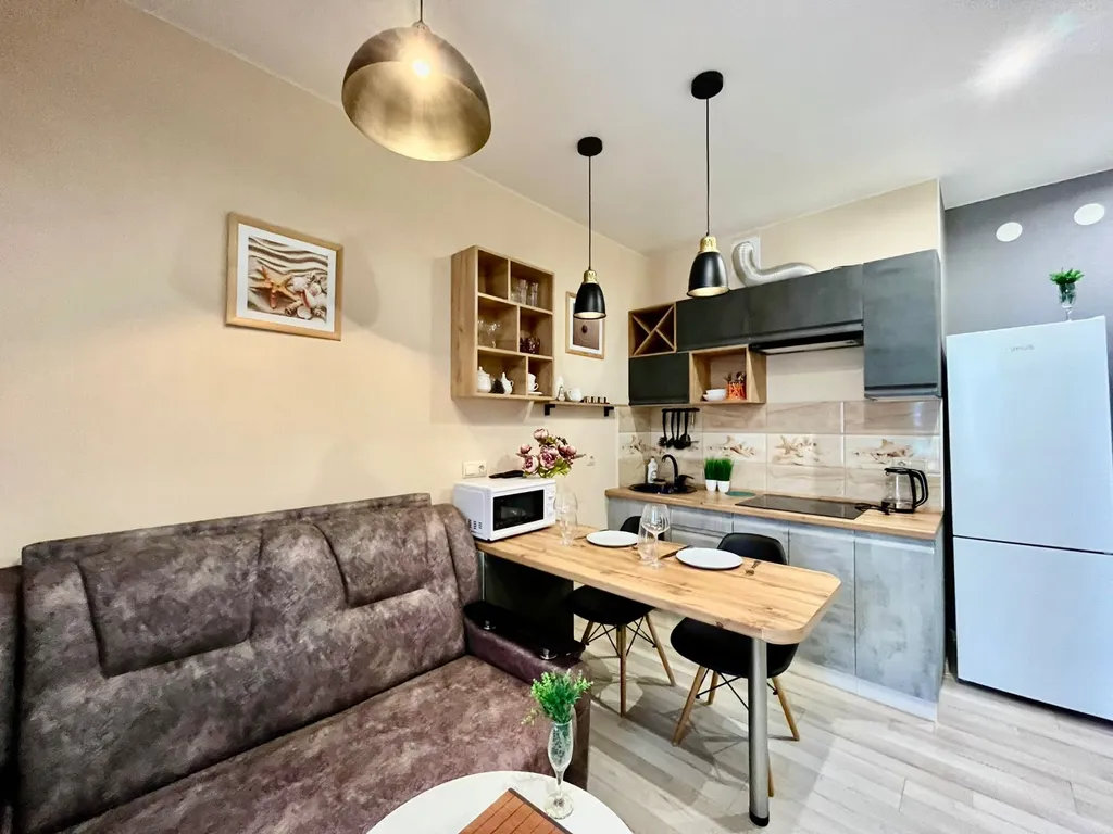 Квартира Уютная чистая 1к квартира с отличным ремоном — Анапа