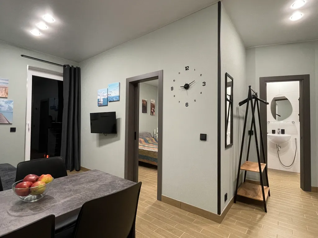 Квартира Квартира Уютная евродвушка с балконом у моря — Геленджик