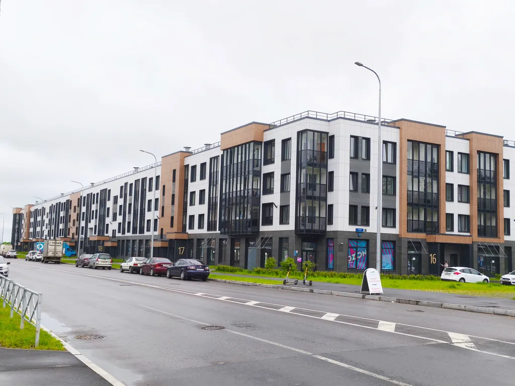 Квартира Квартира Новый дом, уютная евродвушка в тихом дворе — Шушары