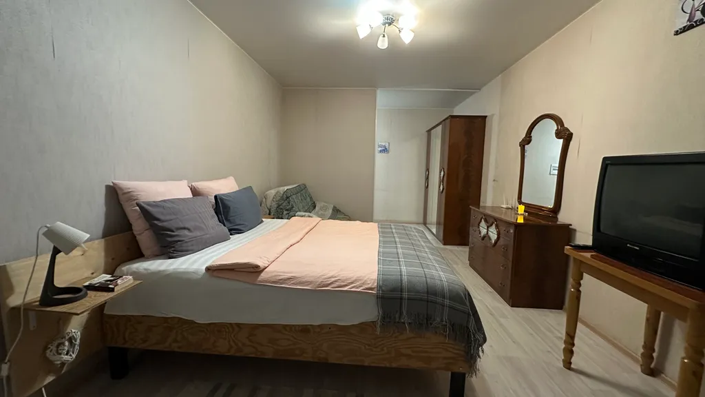 Простая однушка с видом на лес