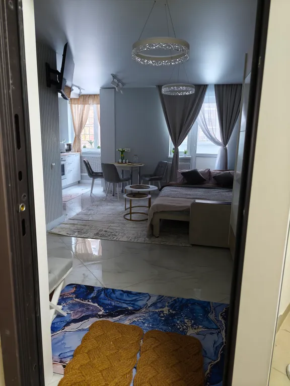 Атмосферная квартира-студия у Глобуса на Зелёной