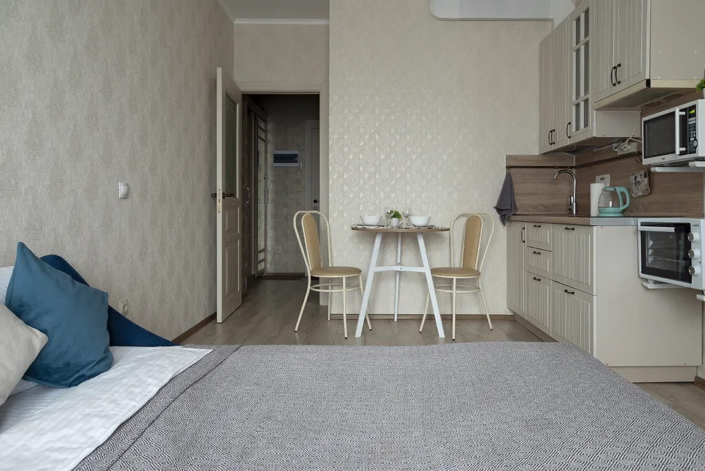 Квартира Квартира Уютная студия в ЖК Прибалтийский — Санкт-Петербург