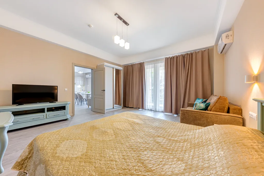 Апартаменты Сады морей с бассейном