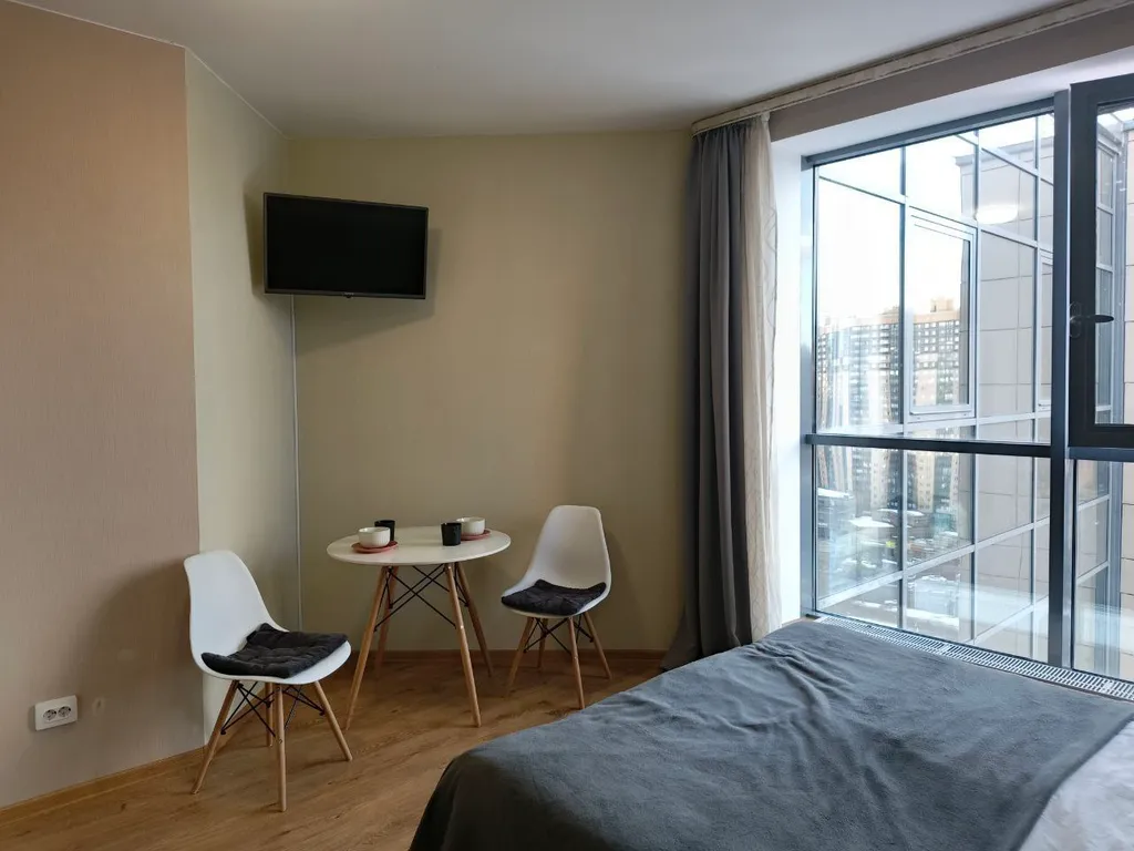 Квартира с панорамными окнами на 20 этаже