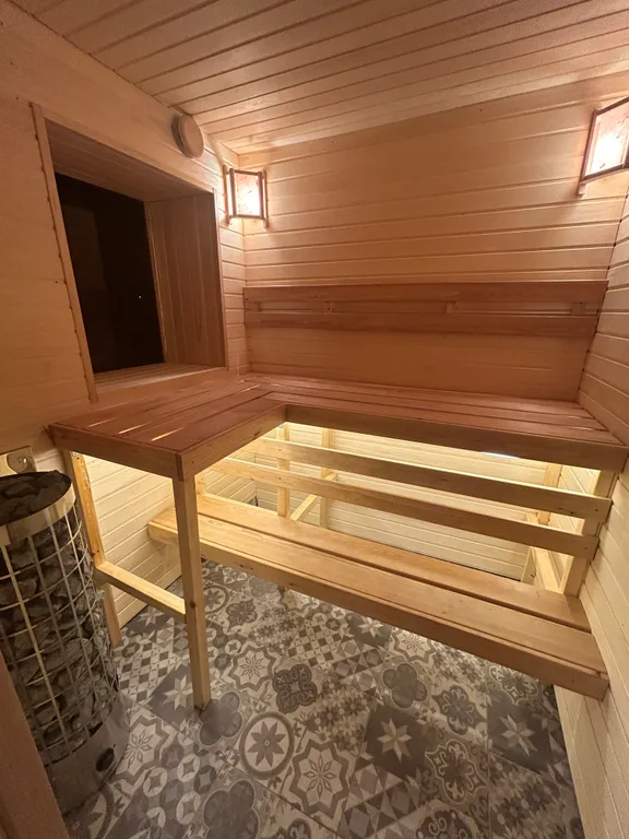 Эко-дом у озера с чаном, сауной и бильярдом