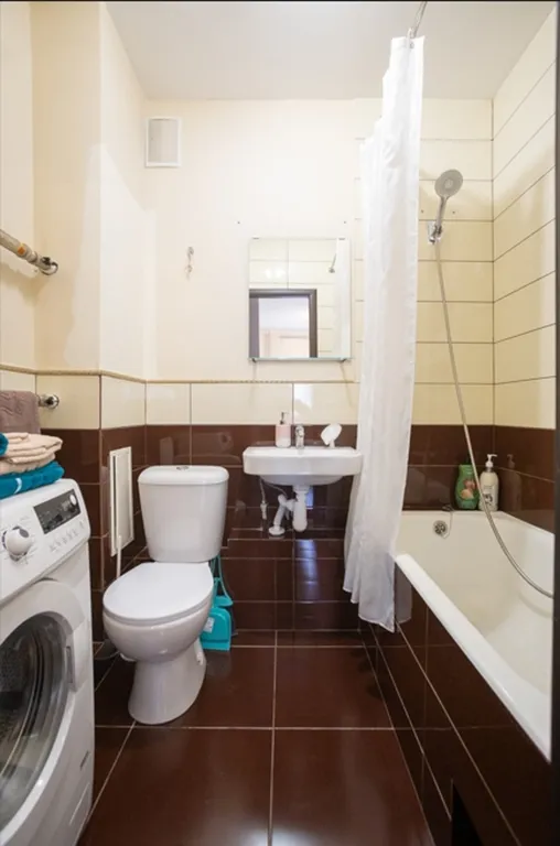 Уютная и чистая квартира рядом с Окружным шоссе, 2 кровати