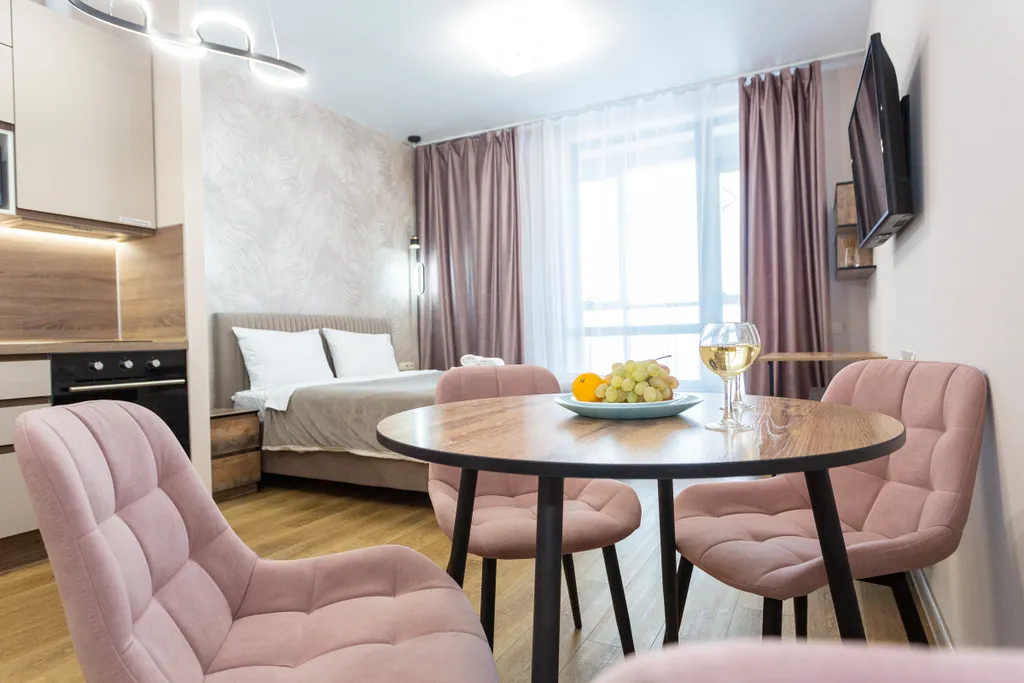 Квартира Квартира Студия для двоих в элитном небоскребе жк grando у метро — Новосибирск