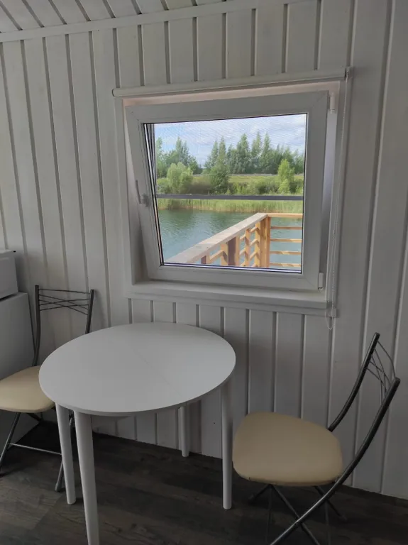 Фиолетовый домик