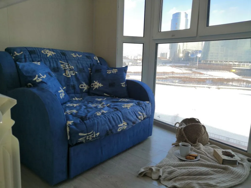 Евродвушка с видом на набережную. До Крокуса 5 минут пешком