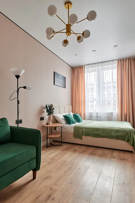 Современная квартира-студия в жк спорт лайф