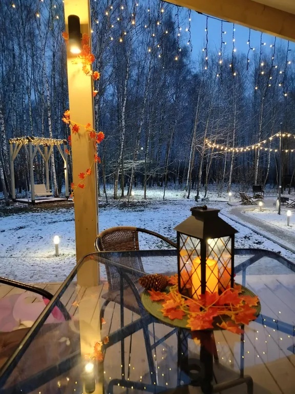 Дом у леса с камином