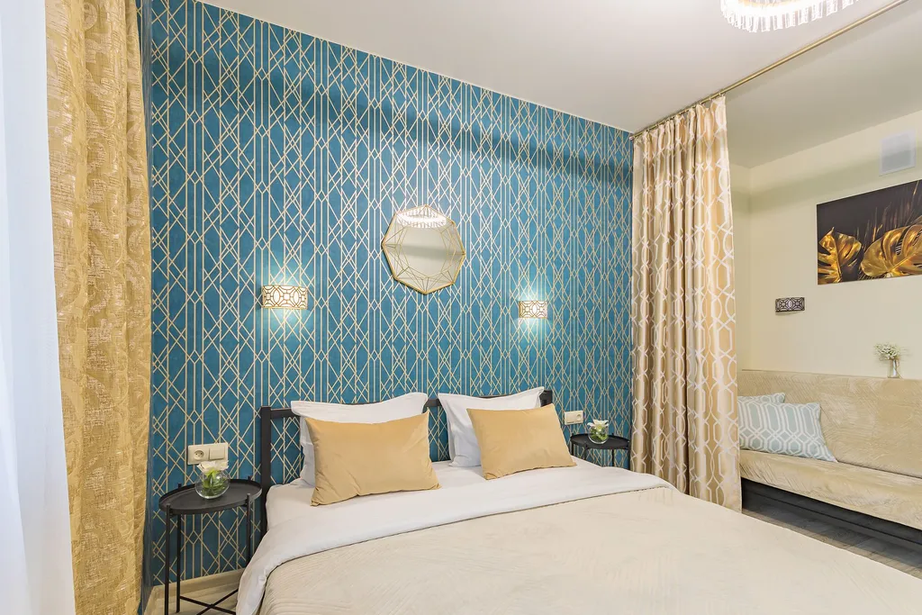 Стильная студия с видом на озеро