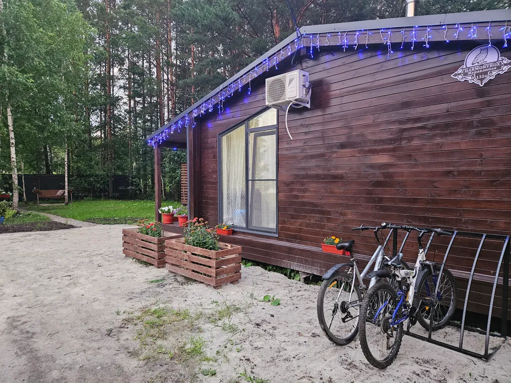 Загородный дом под соснами с сауной и чаном