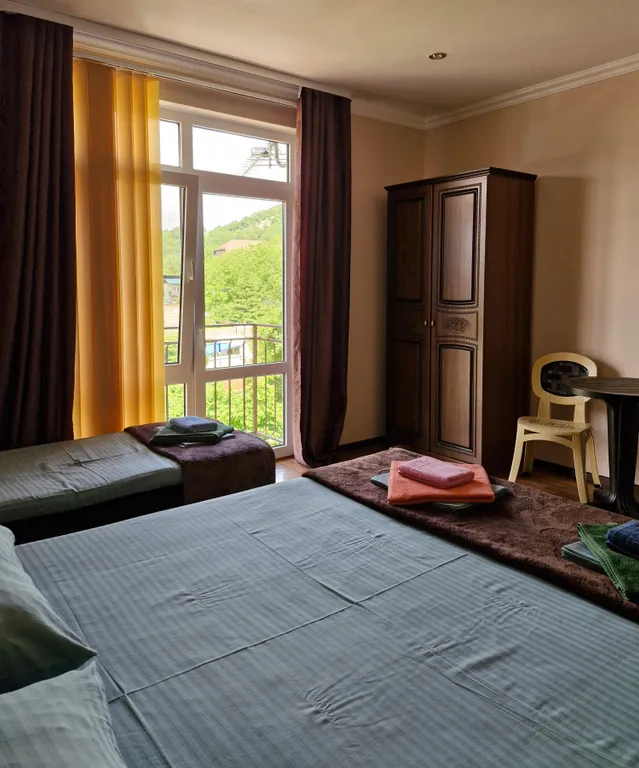 Семейная комната с личным внешним санузлом и балконом