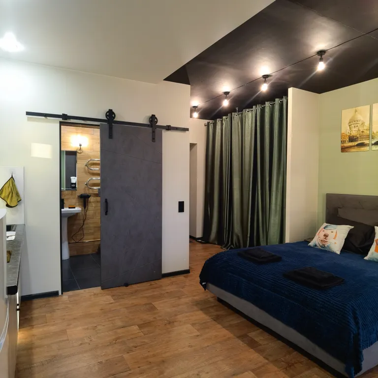 Студия в стиле Лофт с кондиционером в элитном доме