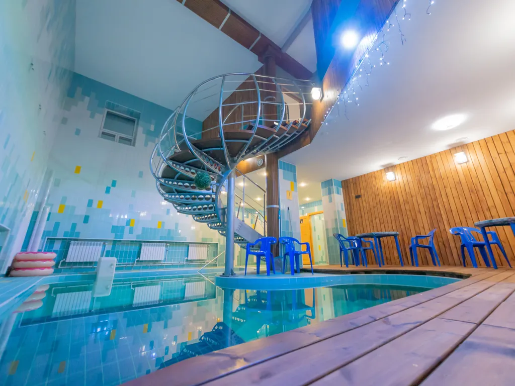 Комплекс с апартаментами, сауной и бассейном