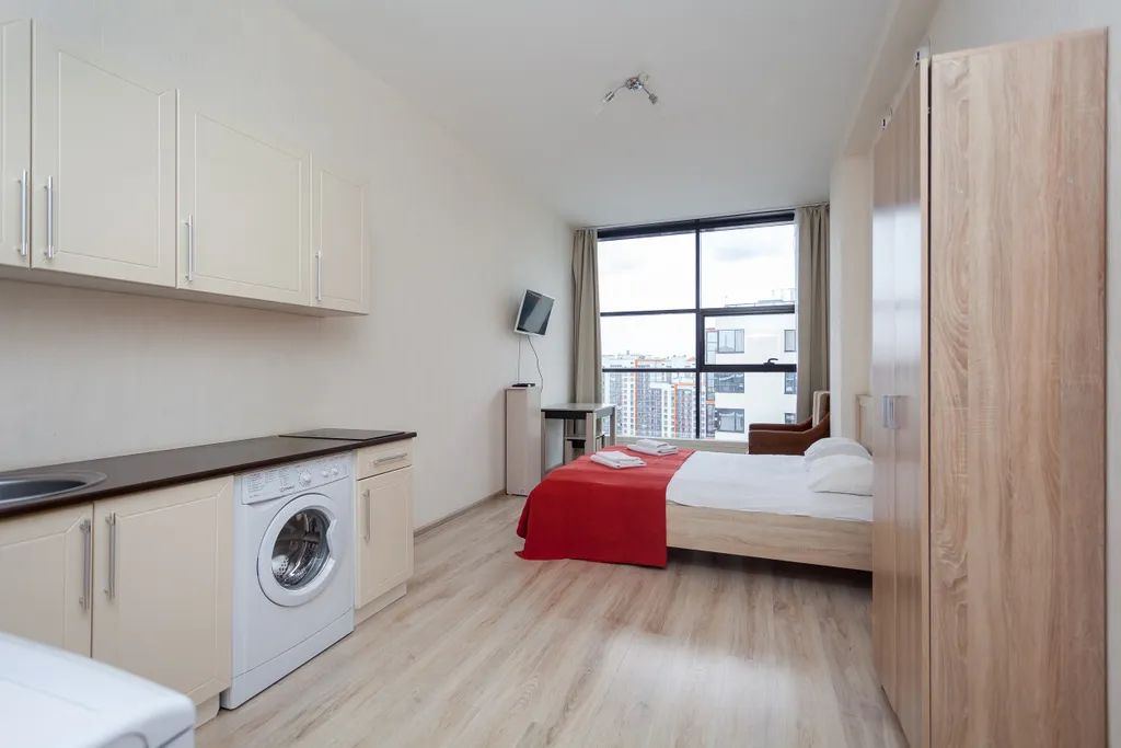 Квартира Квартира Студия в комплексе апартаментов Салют — Санкт-Петербург