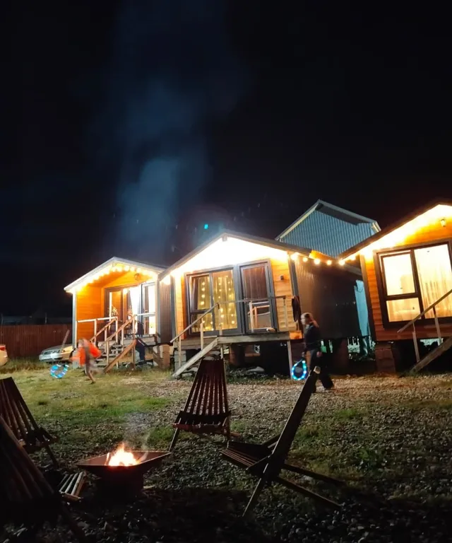 Уютные домики с панорамными видами на горы