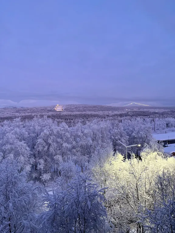 Квартира с видом на горы Хибины