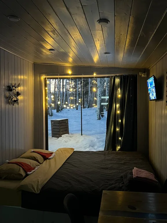 Домики с баней и чанами в Верхнем Дуброво