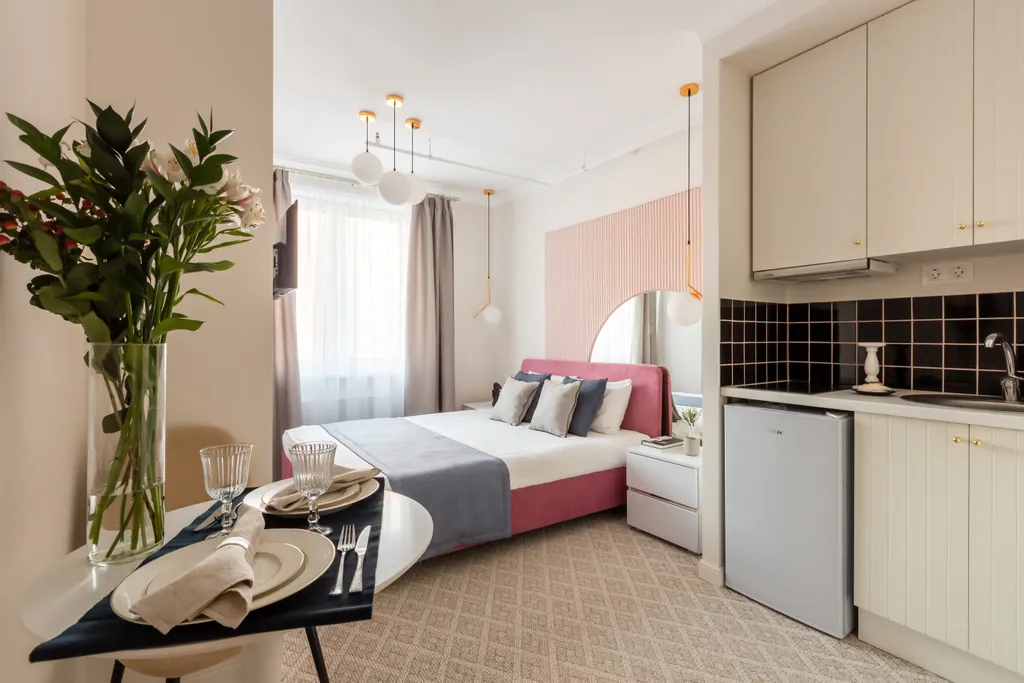 Апартаменты Кварт-Отель студия Розмарин