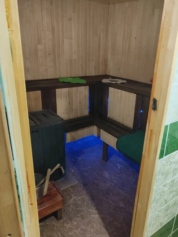 Комплекс с баней из бруса на берегу моря