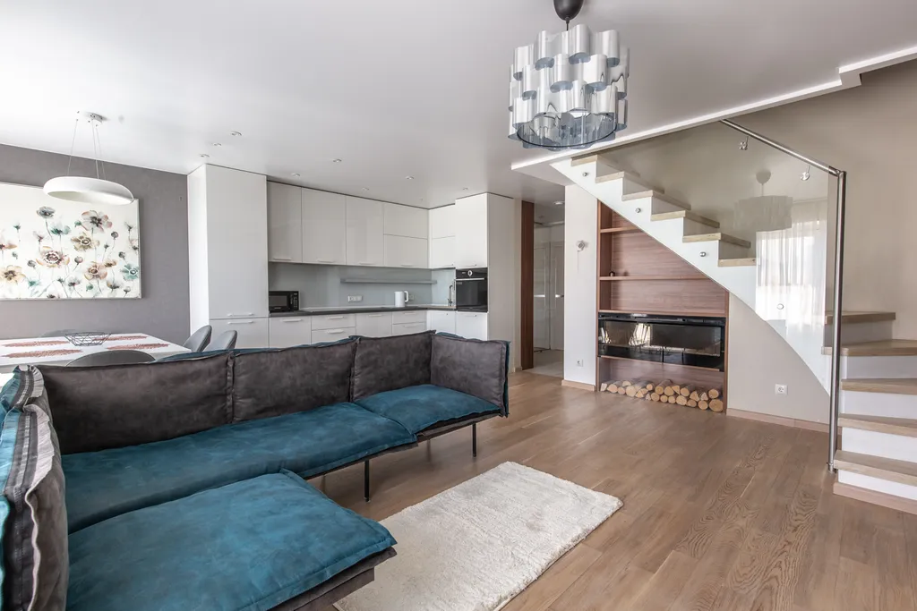 Квартира Двухуровневый пентхаус с видом на центр Минска — аренда посуточно в Минск