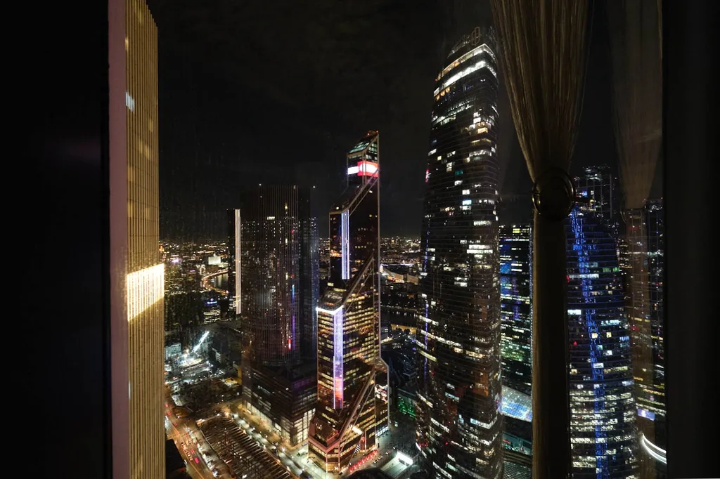 Квартира Квартира Sky City Moscow 51 этаж Уютная студия на 51 этаже с видом на башни! — Москва